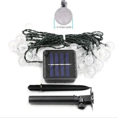 GlitterLuxe - Vattentäta solcell LED-ljusslingor