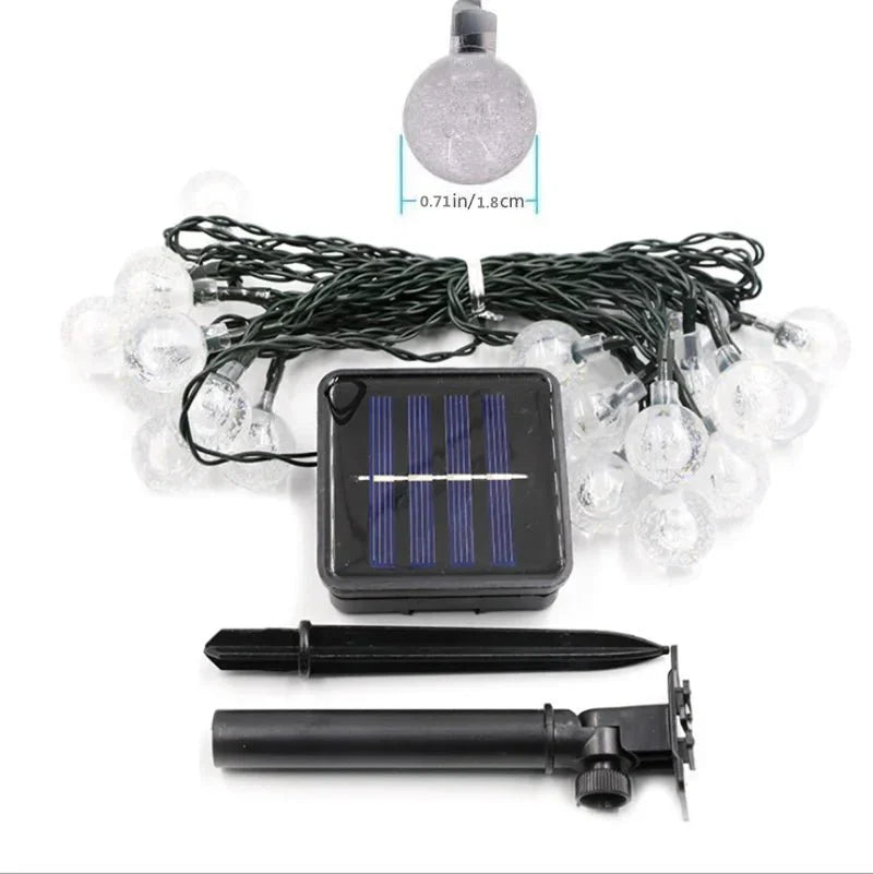 Solenergi LED Fe Fairy Lights | Vattentåliga Utomhus Ljus Slingor