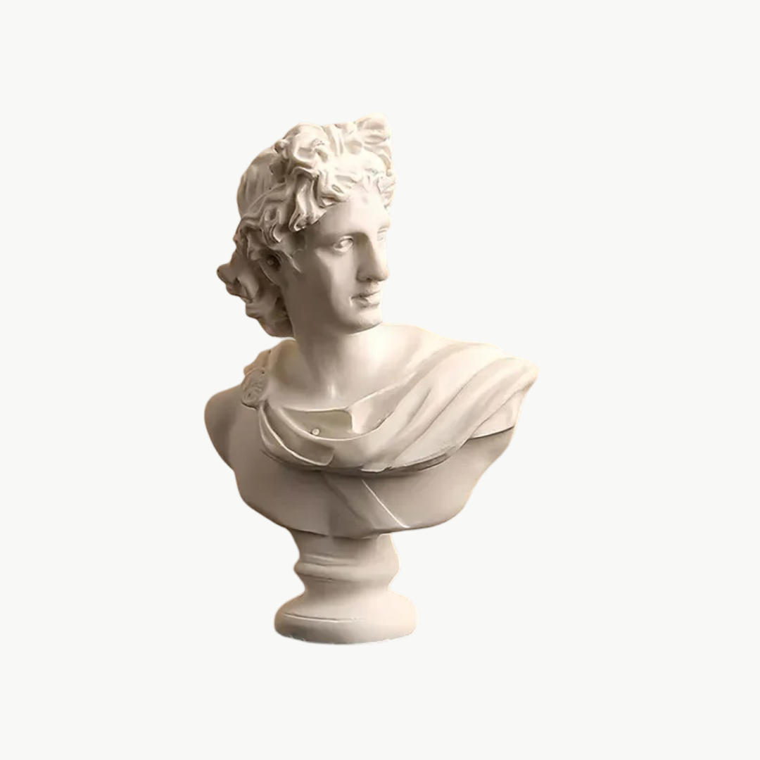 Grekisk romersk mytologi solgud harts skulptur för inredning