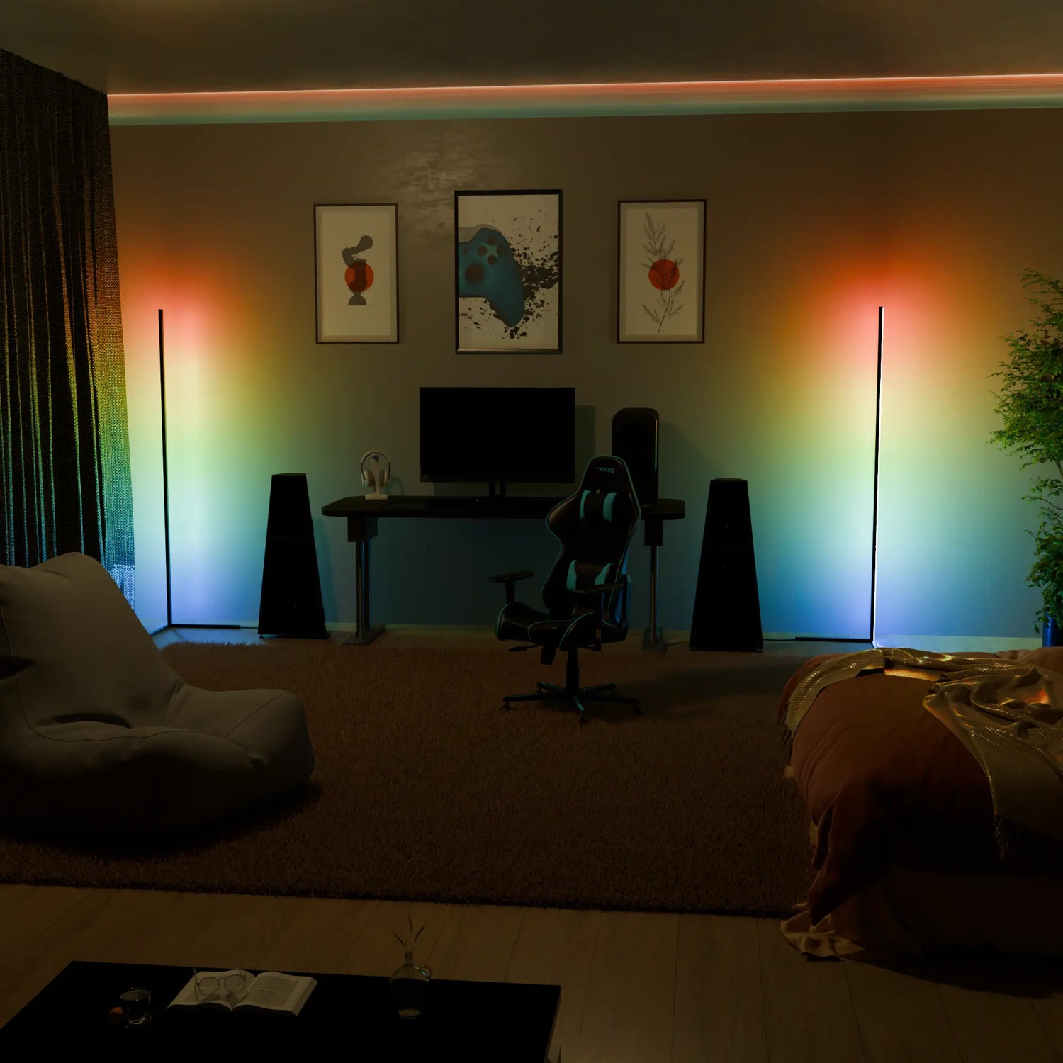Luna Golvlampa - Modern Lampa för Stilrena Interiörer