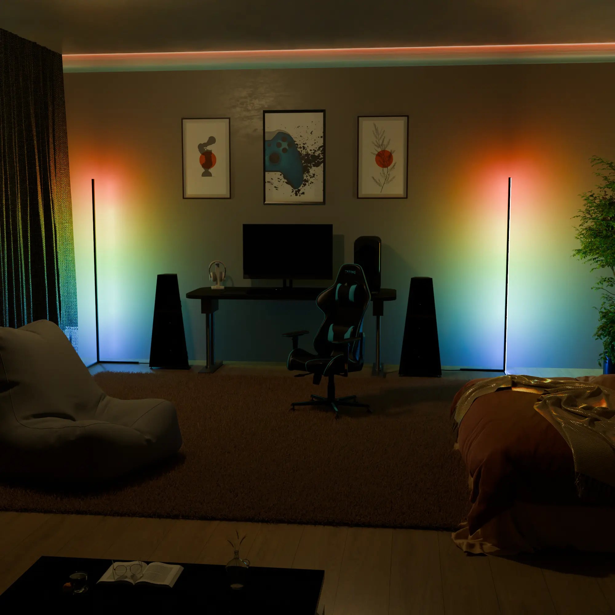 Luna Golvlampa - Modern Lampa för Stilrena Interiörer