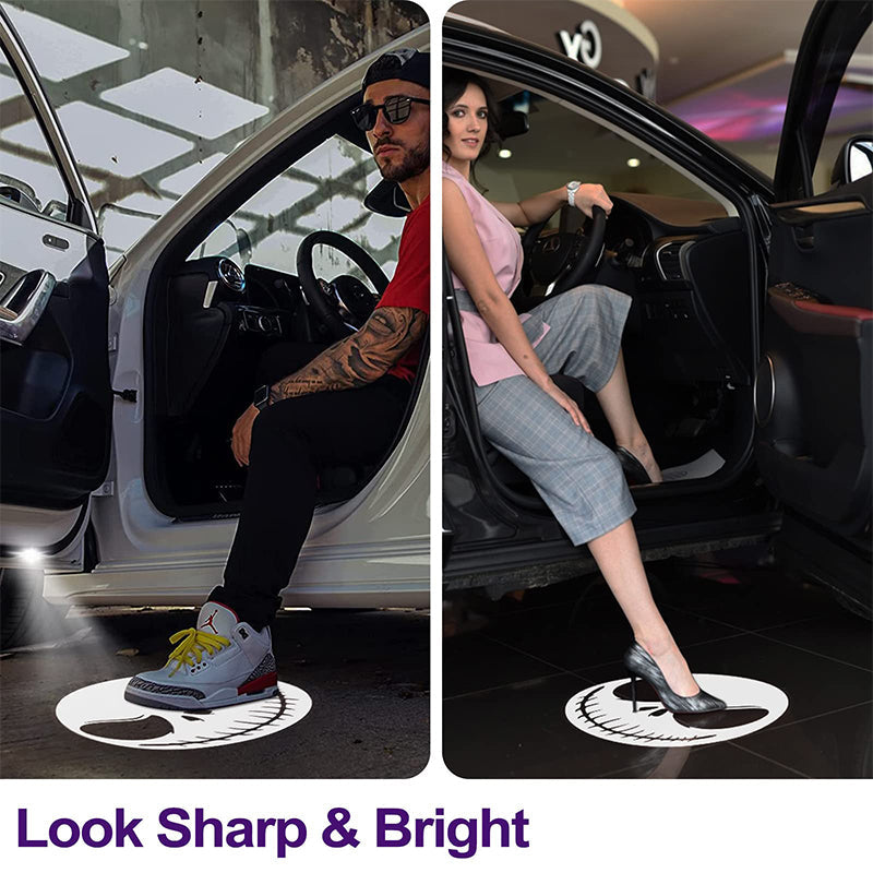 Biltillbehör LED Dörrlampa Projektor