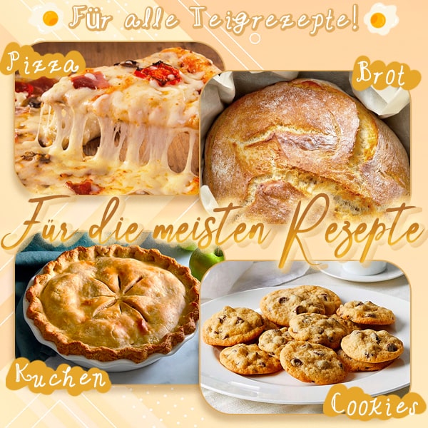 Carvallo - Rostfritt stål degknådmaskin