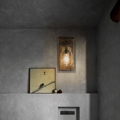 Heritage Lantaarn Vägglampa, Sovrum/Vardagsrum, Trä och Metall