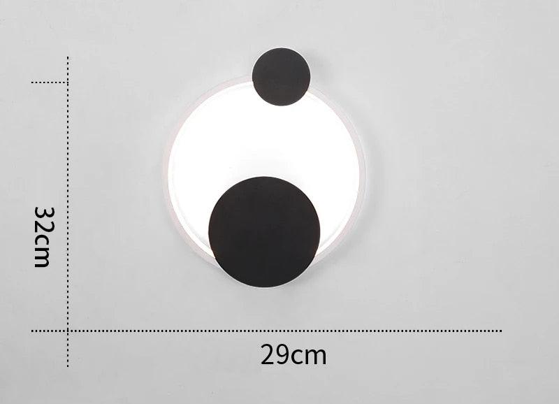 CreativeGlow - Modern LED Vägglampa i Kreativ Design – Dekorativ Belysning