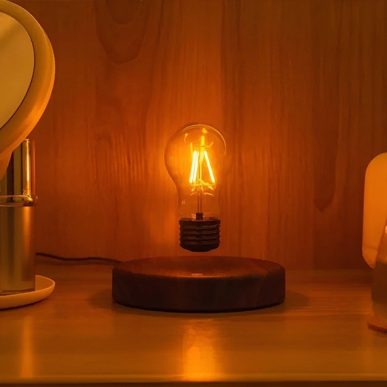 Magisk glödlampa - Elegant magnetisk levitation svävande glödlampa