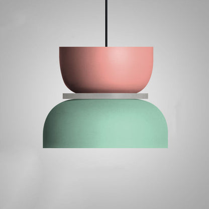 Nordisk Färgglad Macaron 1-Ljus LED-Pendlampa