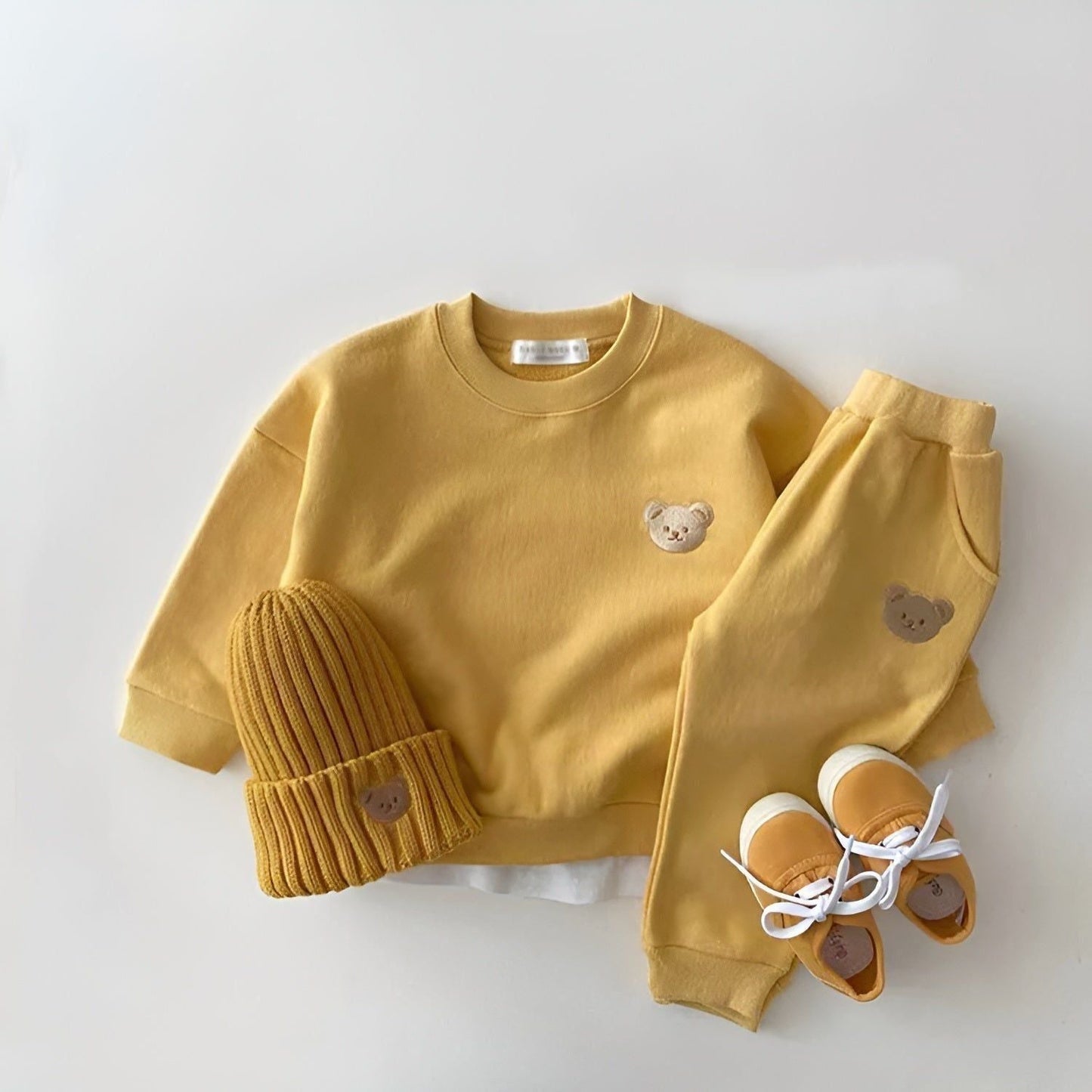 Cozy Cubs - Unisex-Babybjörnar Passande Set för Spädbarn - Tvådelat Set - Tröja och Byxor