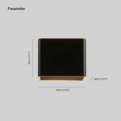 Orr Modern Fyrkantig Vägglampa