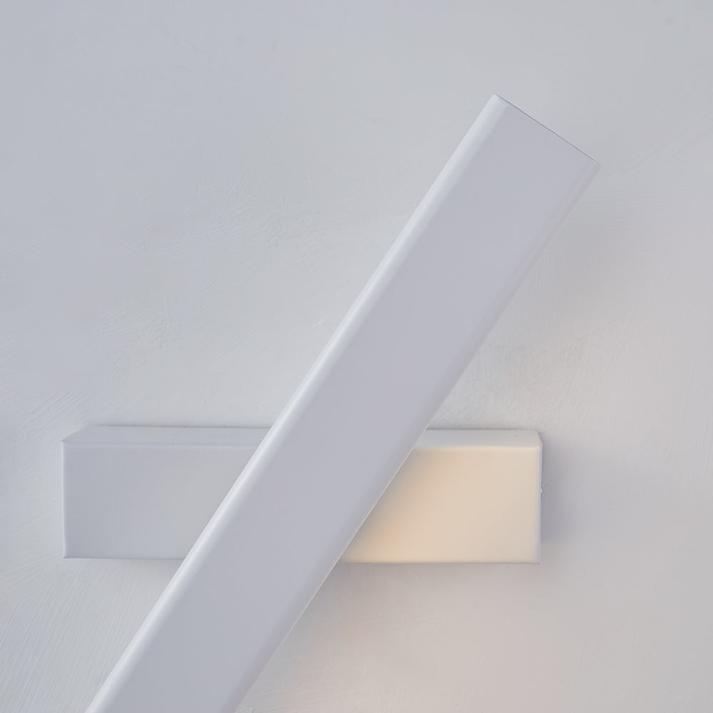 Aqsa Modern LED Vägglampa Inre Dimmbar Rektangulär Metall/Trä Vardagsrum