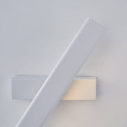 Aqsa Modern LED Vägglampa Inre Dimmbar Rektangulär Metall/Trä Vardagsrum