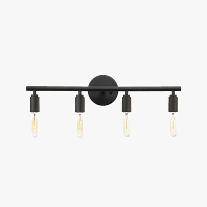 Modern LED Vägglampa Svart för Badrum