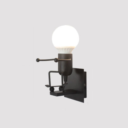 Moderna LED Vägglampa Vit/Svart för Badrum och Vardagsrum