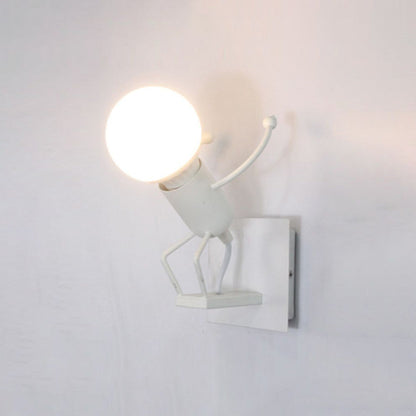 Moderna LED Vägglampa Vit/Svart för Badrum och Vardagsrum