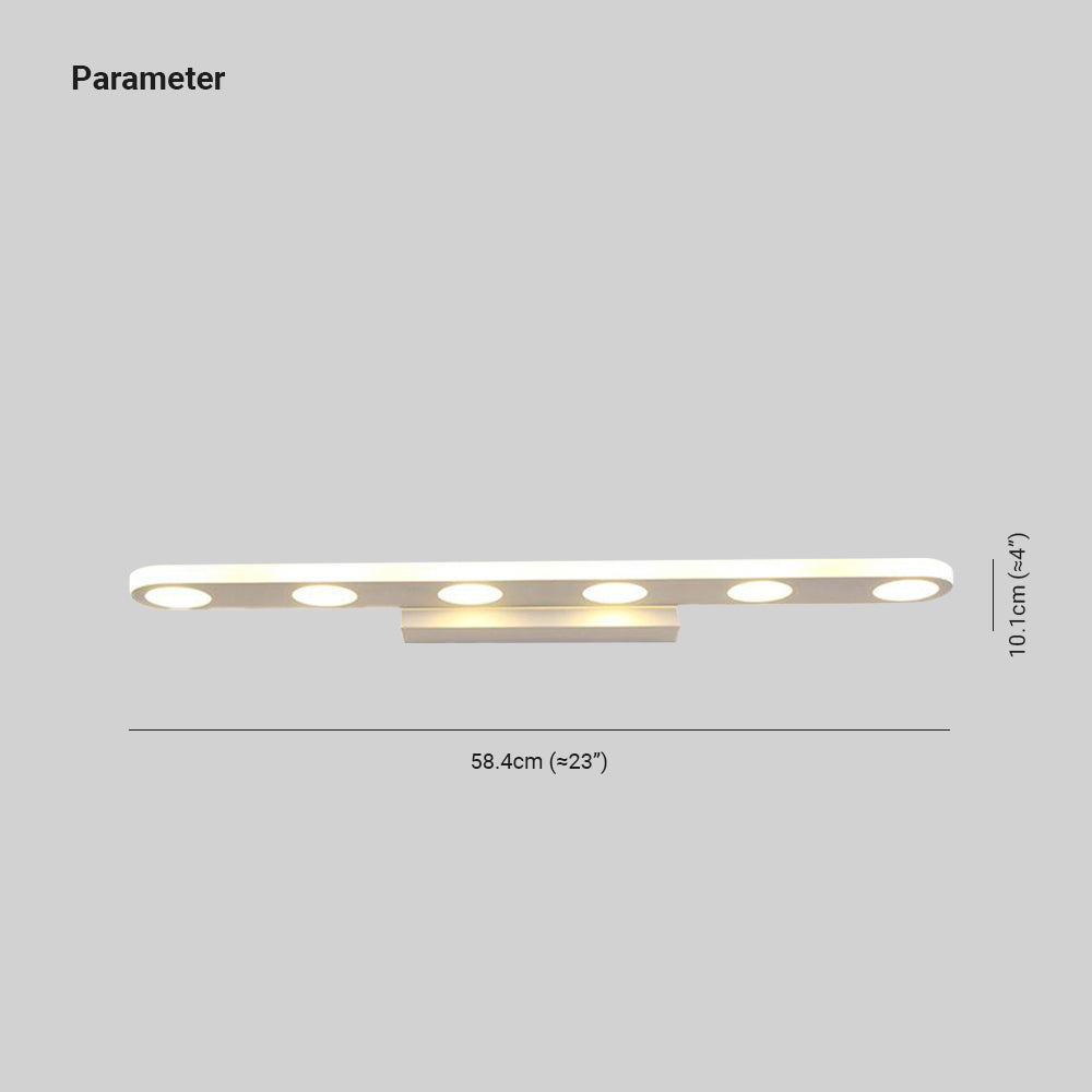 Modern LED Vägglampa Vit Inomhus Badrum/Studie