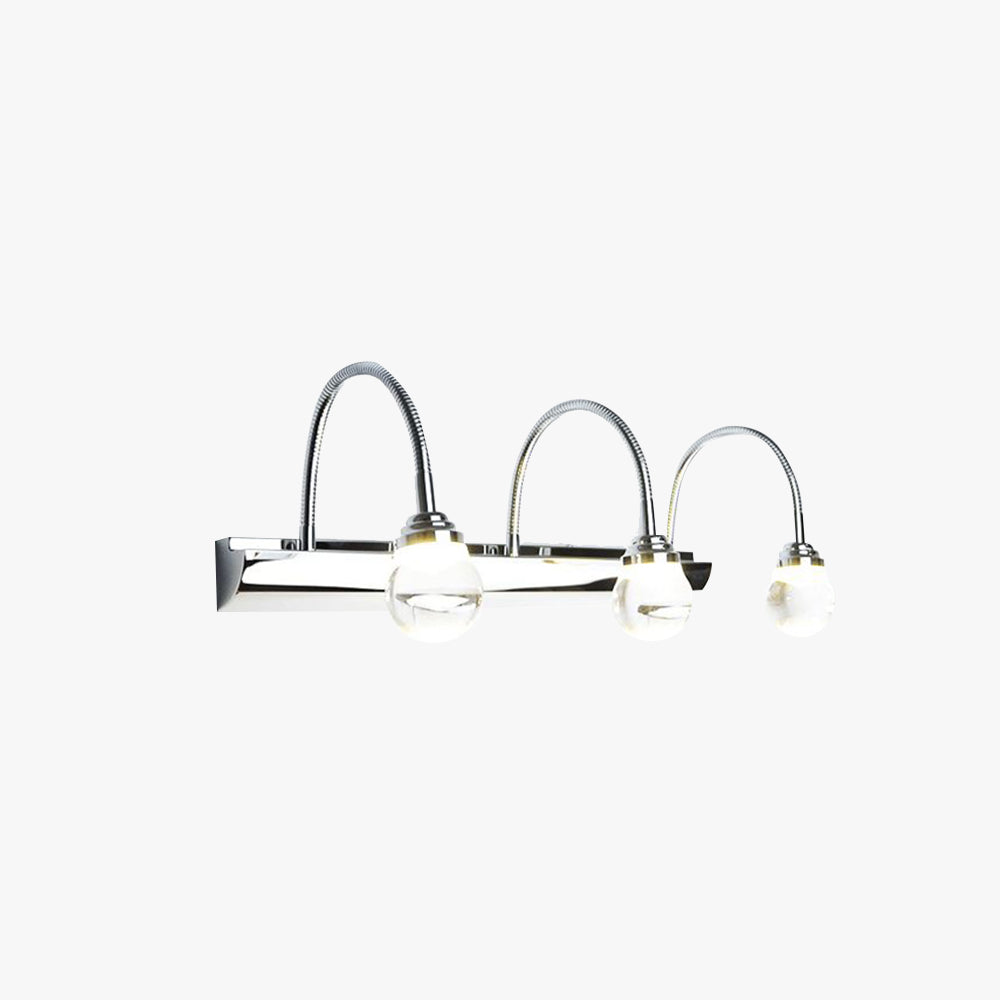 Leigh Modern LED Vägglampa Vit För Hem/Bad Metall Akryl 2/3-Ljus