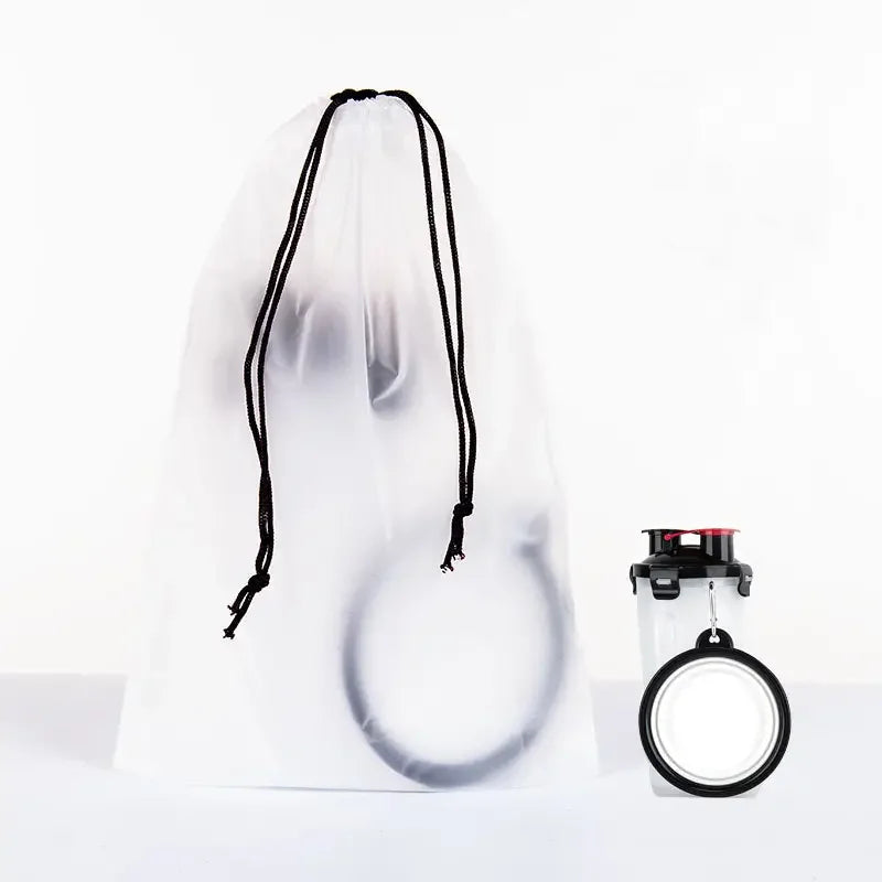 Carvallo PawSip 2-in-1 | För hundar | Med snackfack & återflödesfunktion | BPA-fri & läckagesäker