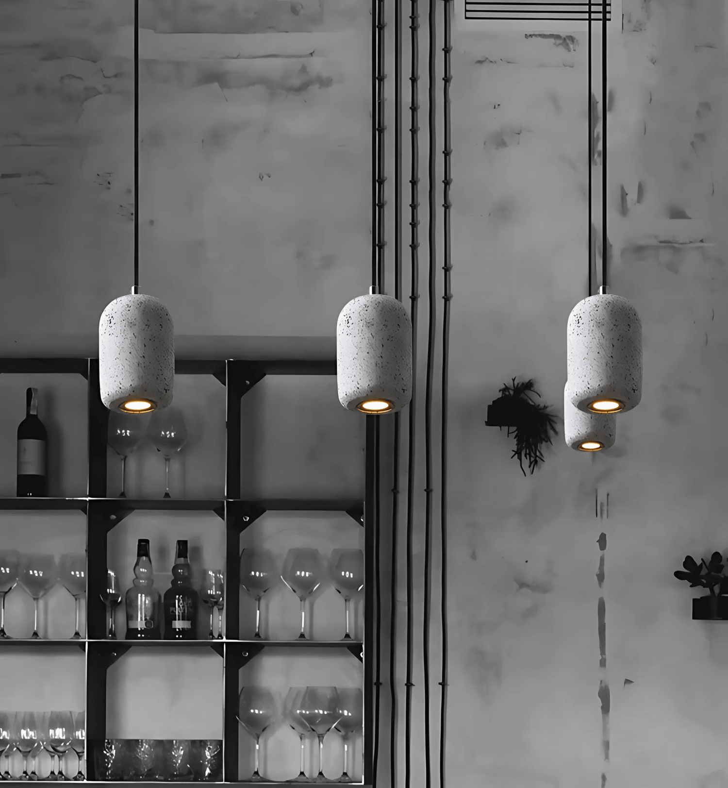 Kiva Cast | Hänglampa i betong med industridesign och LED-teknik