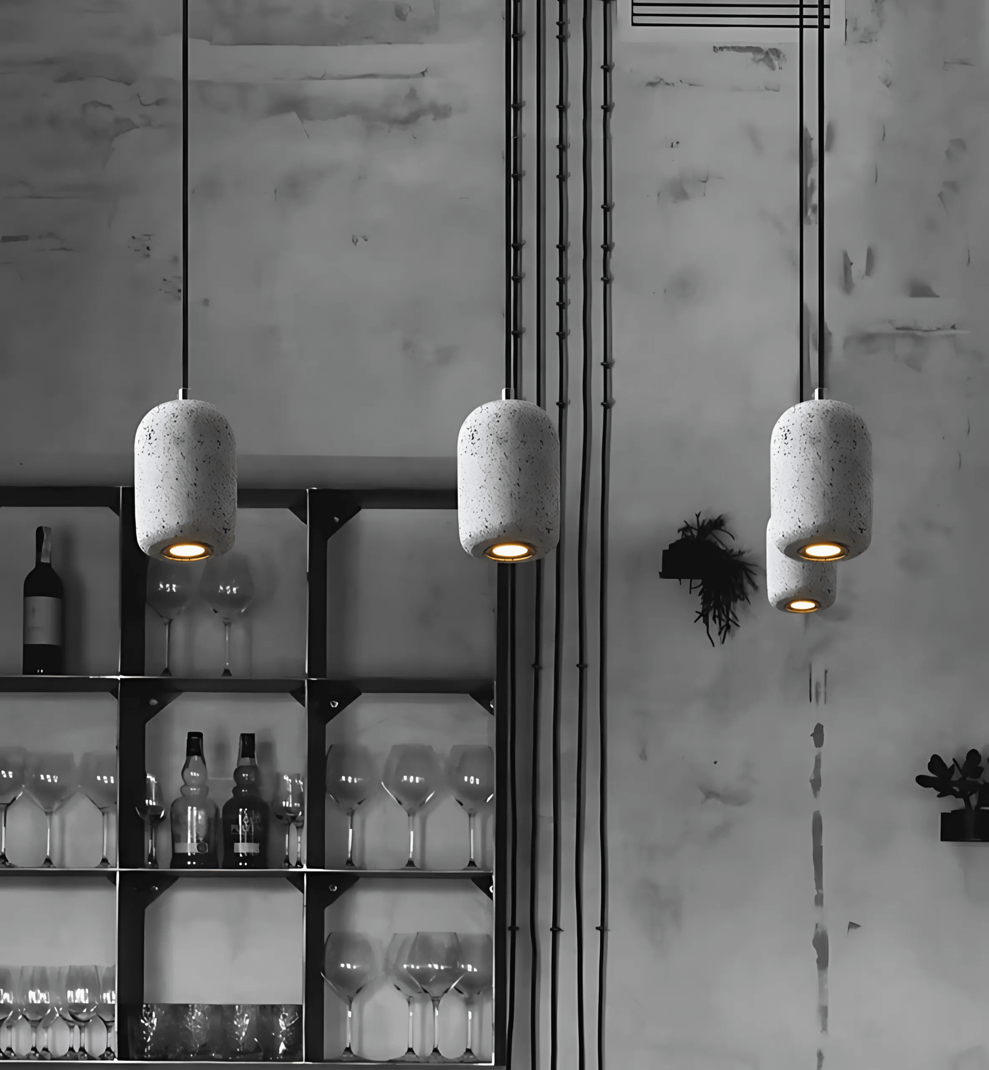 Kiva Cast | Hänglampa i betong med industridesign och LED-teknik