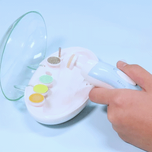 Carvallo-set MiniTrim | Säker för baby & vuxna | 6 tillbehör | Tyst med LED-ljus