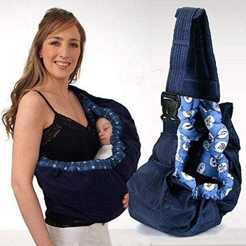 Carvallo Baby Carrier Sling for Newborns | Nursing Friendly & Adjustable | Comfortable & Washable | Blue or Pink