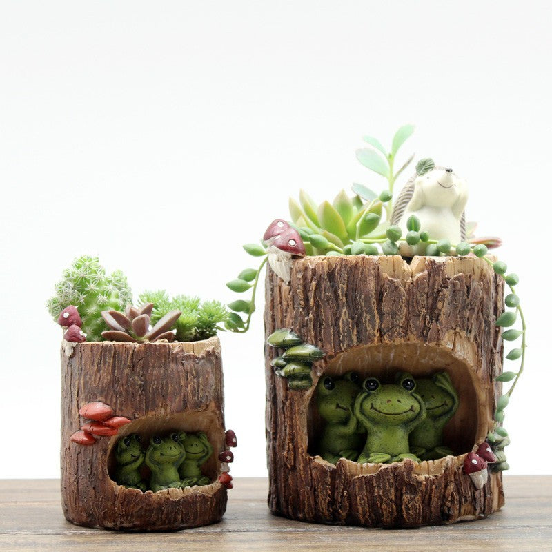 PlantJoy – Modern Lekfull Mini Blomkruka med Kreativ Design