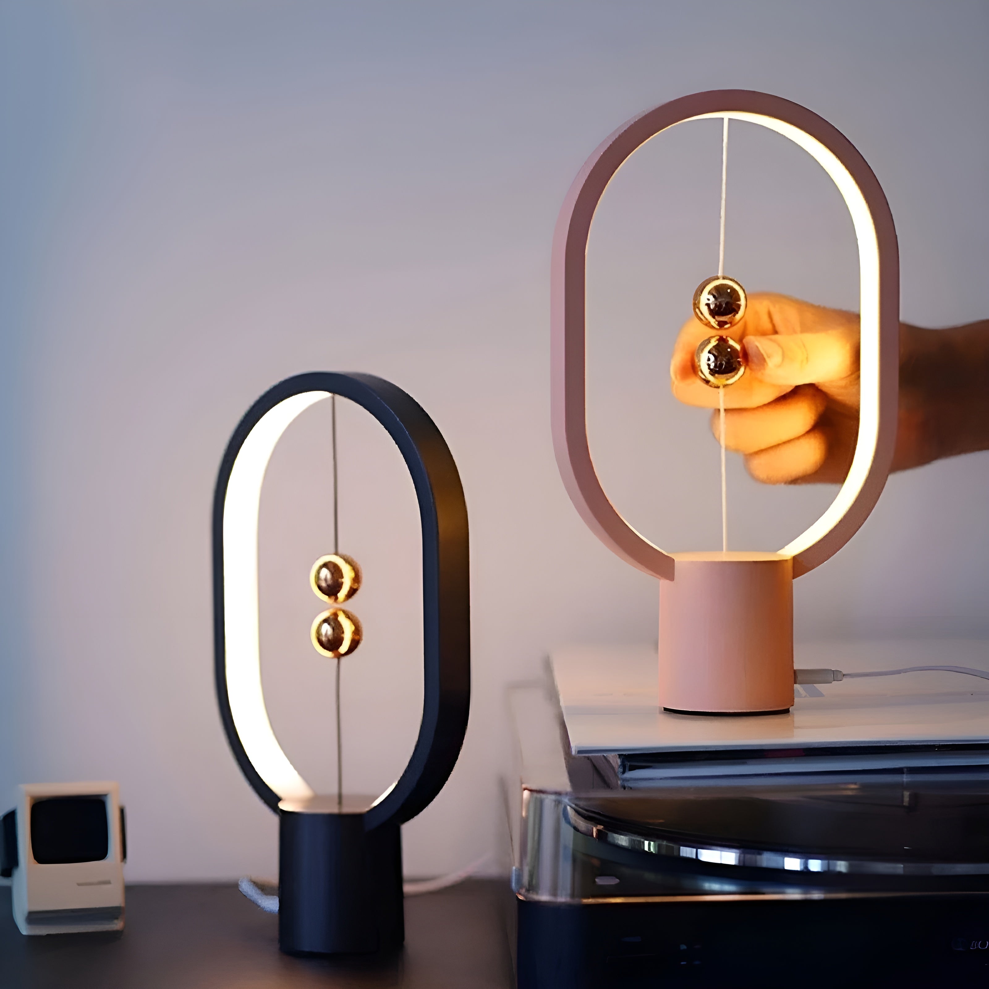 BalanceGlow Lampa - Dekorativ LED Mini Balance Nattlampa