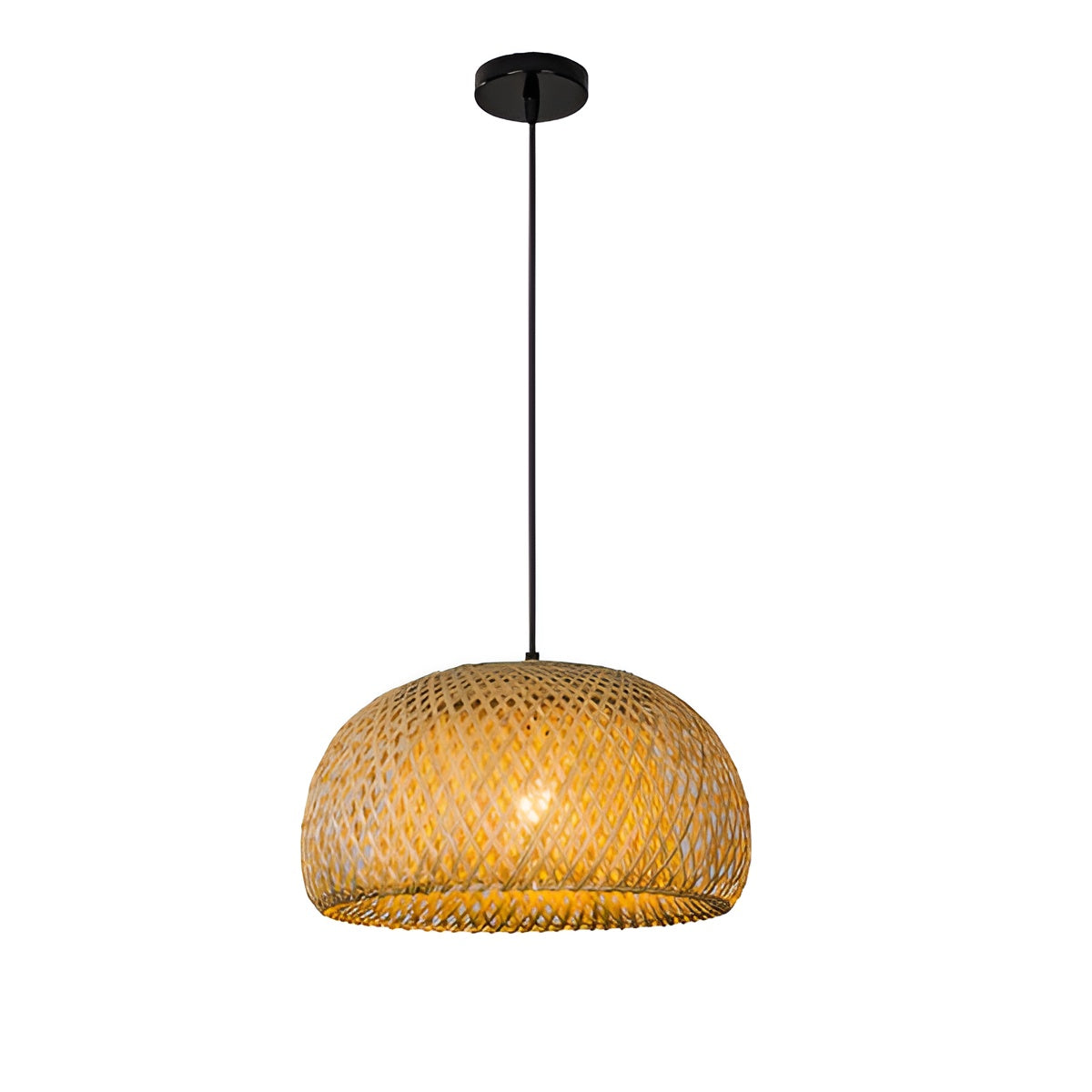 Rattanhänglampa – Stilfull bambulampa för matrum och vardagsrum