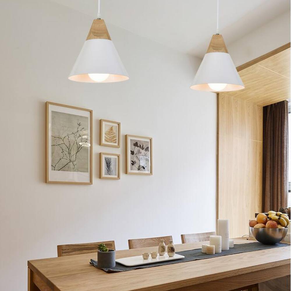 Bardora | Hänglampa i trä med nordisk design