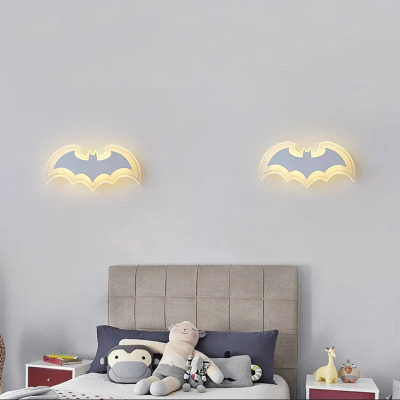 BatGlow - Kreativ LED Vägglampa för Barnrum
