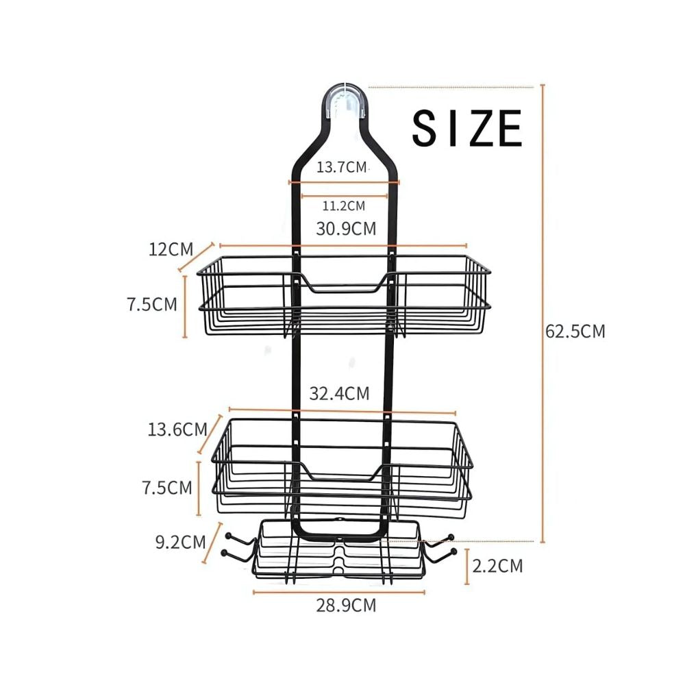 Tre Lager Duschorganiser Caddy