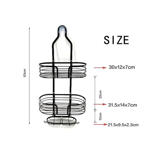 Tre Lager Duschorganiser Caddy