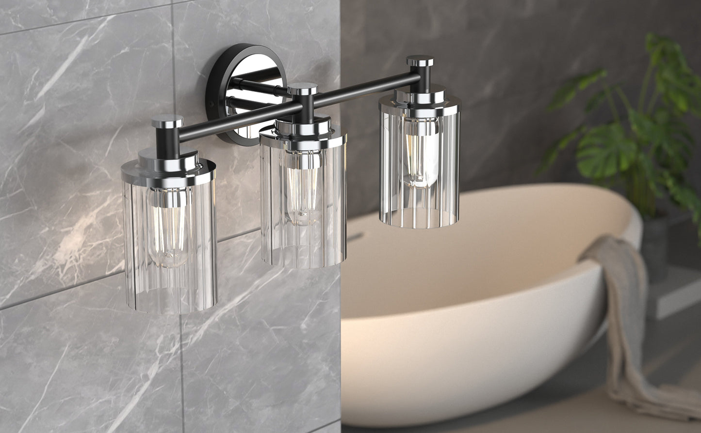 LumiWarm Dimbart Badrumslampa