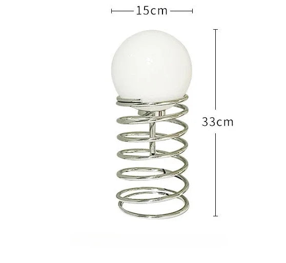 LumiMetall - Modern Metallisk Bordsbelysning med Glasdesign | Stilren Belysning