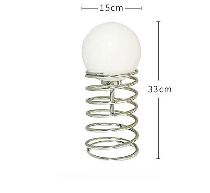 LumiMetall - Modern Metallisk Bordsbelysning med Glasdesign | Stilren Belysning