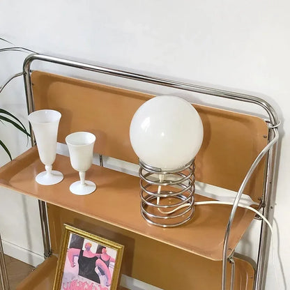 LumiMetall - Modern Metallisk Bordsbelysning med Glasdesign | Stilren Belysning