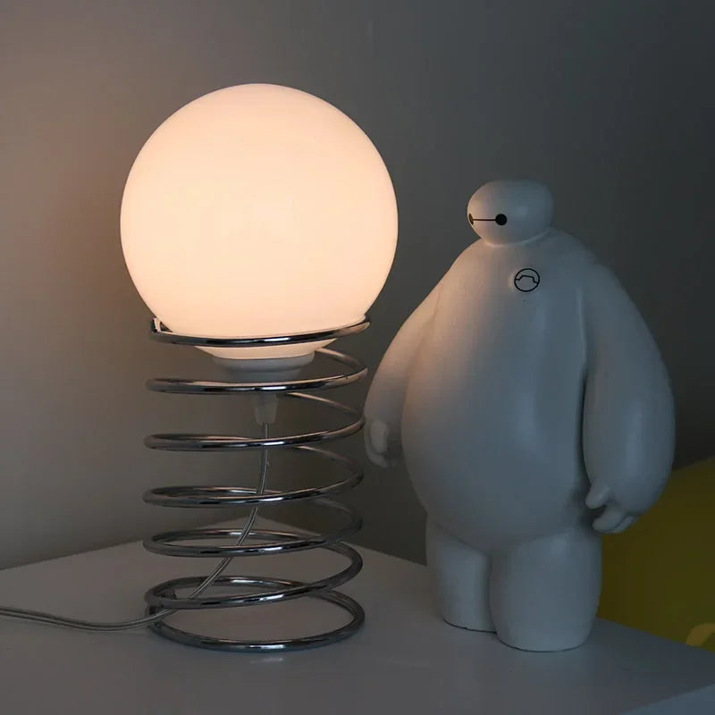 LumiMetall - Modern Metallisk Bordsbelysning med Glasdesign | Stilren Belysning