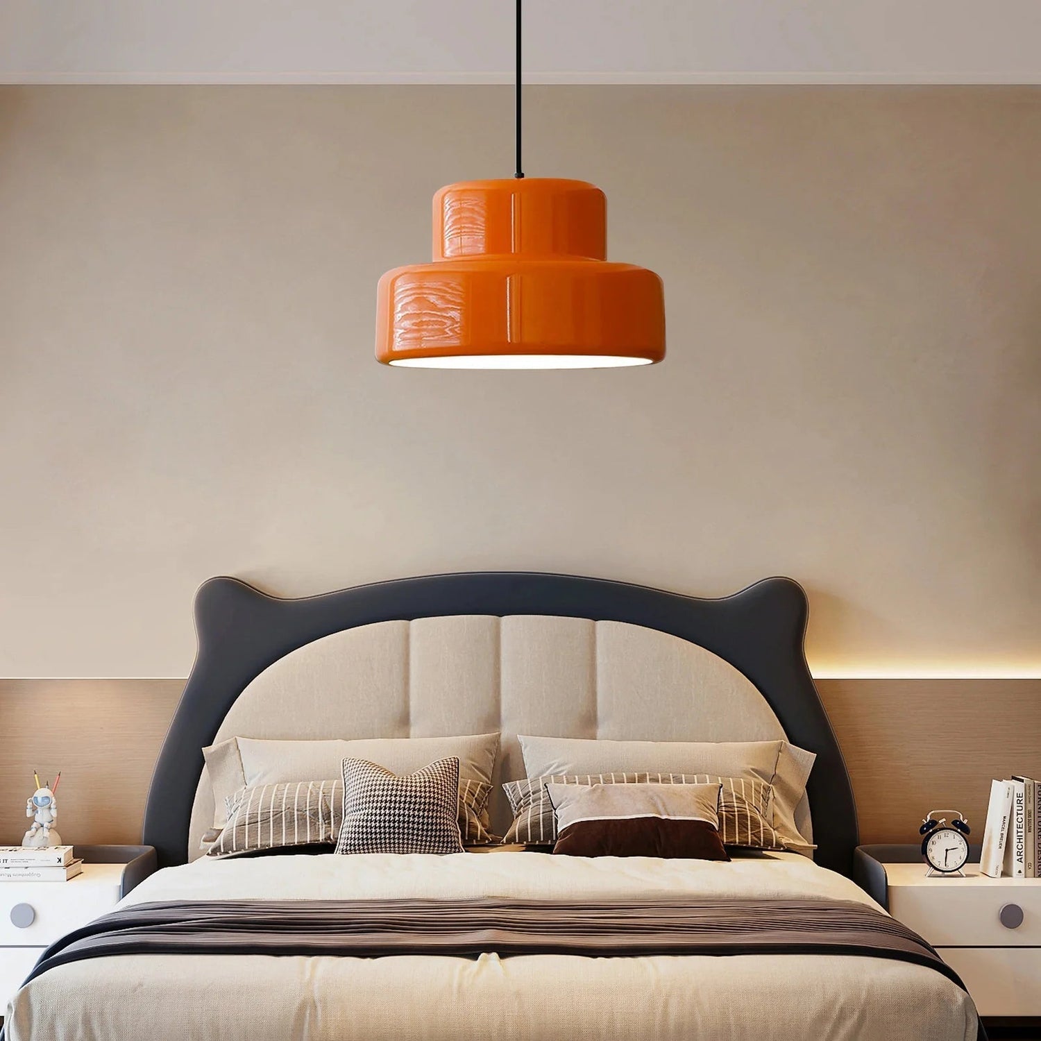 ÉclatDesign - Orange Retro och Modern Hängande Lampa