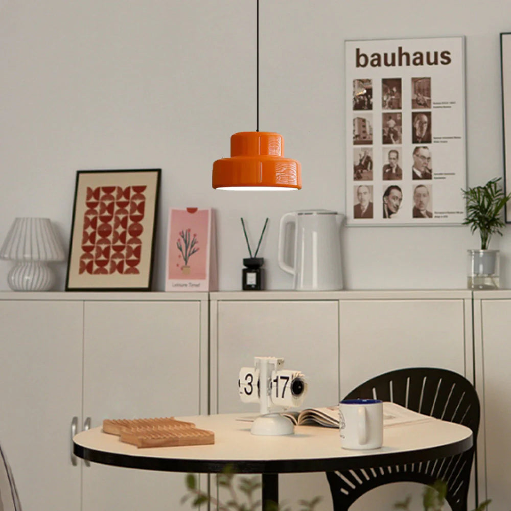 Bauhaus Vintage Orange Taklampa för Matrum
