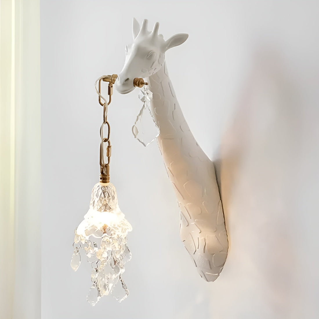 LuxeSafari Light - Dekorativ Giraff-LED-vägglampa