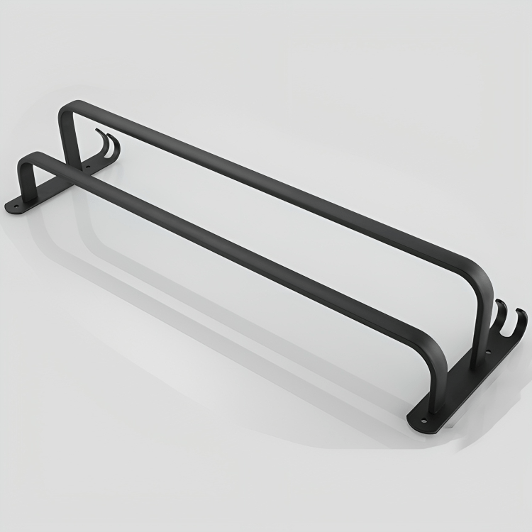 Carvallo-handtklædekrog AeroLine FlexRack | Pladsbesparende design med 3 stænger | Aluminium | Modern & Robust