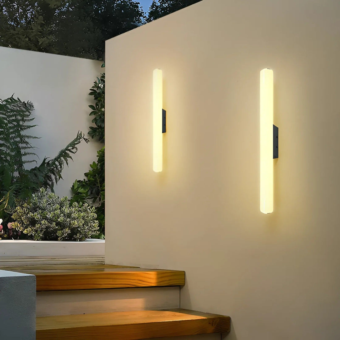 Modern nordisk utomhus LED vägglampa vattentät IP65 design