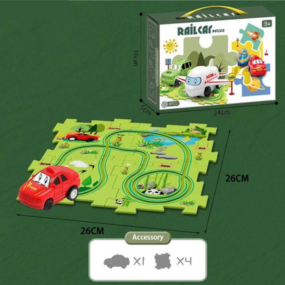 PuzzleTrack - Anpassningsbar bilbana