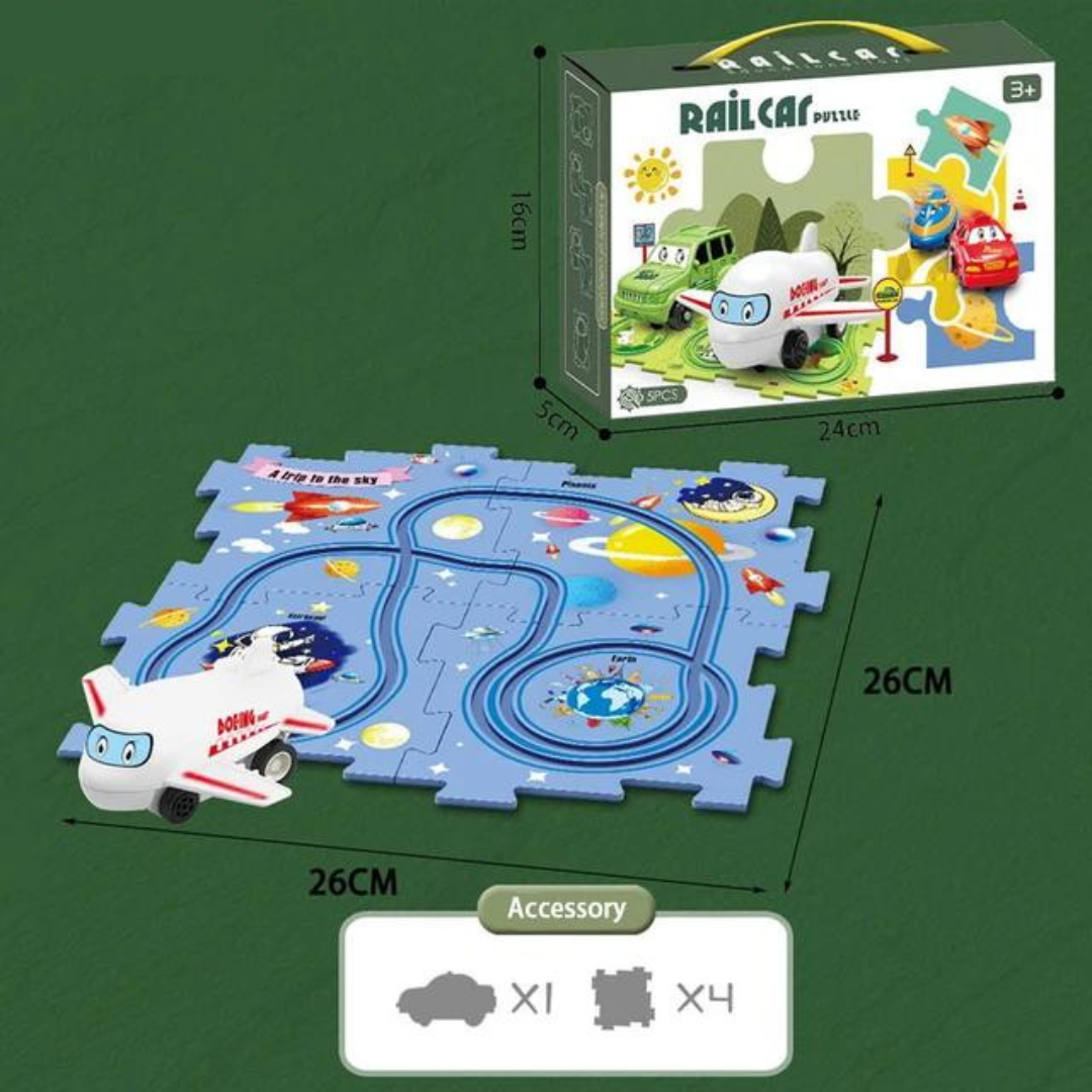 PuzzleTrack - Anpassningsbar bilbana