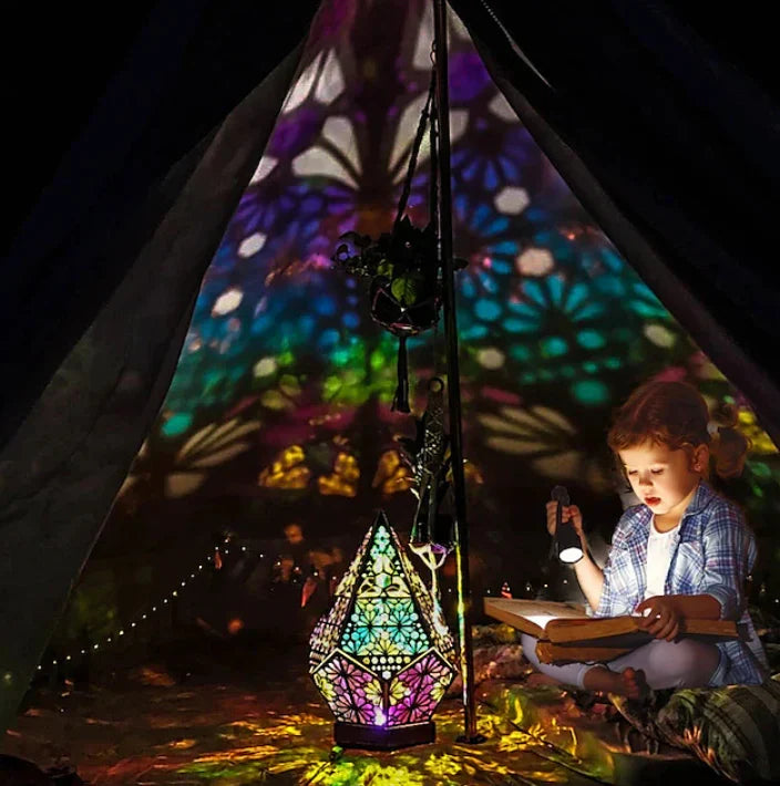 SerenGlow - Elegant orientalsk golvlampa