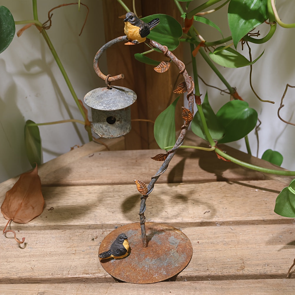 Trädgårdsprydnader Miniatyr Järn Änglaset Dekor