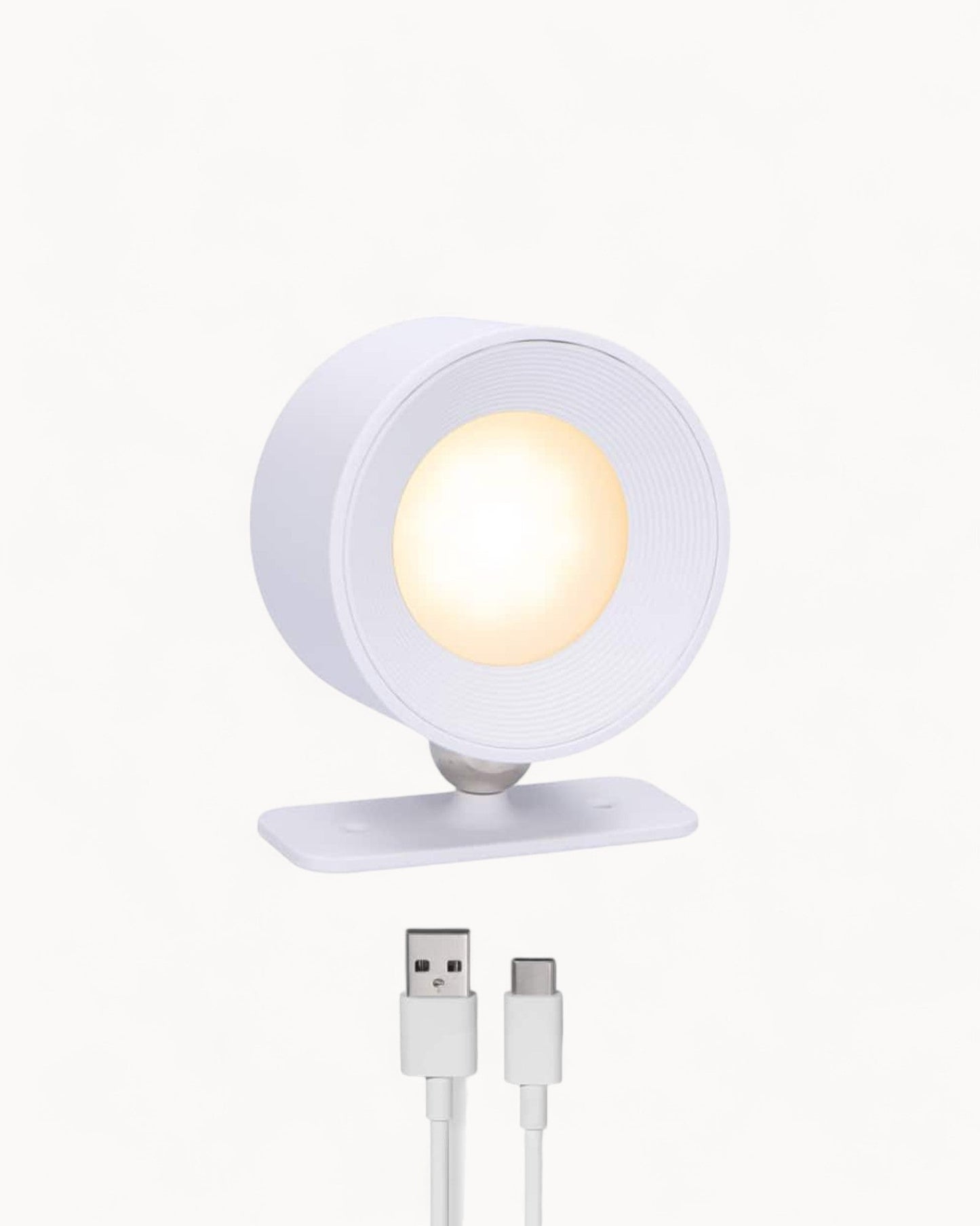 Carvallo – Vägglampa Modern och Trådlös med 360° Flexibilitet för Stilig Belysning