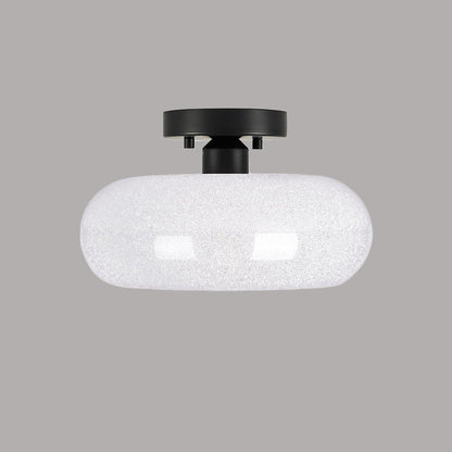 Taklampa Glas Modern Semi Flush Armatur