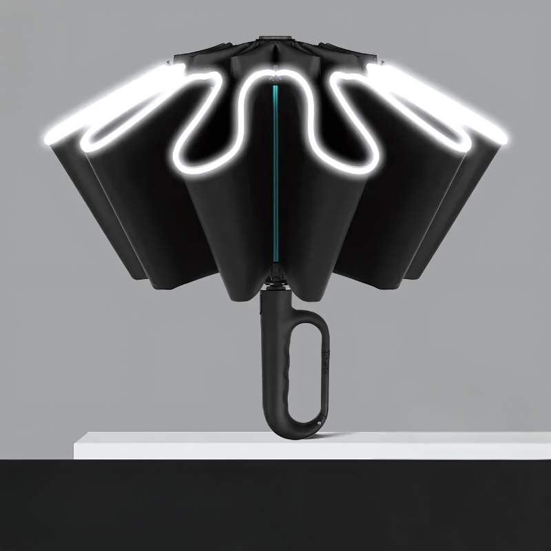 Rayvia Automatisk Paraply med Snabb Kroksdesign