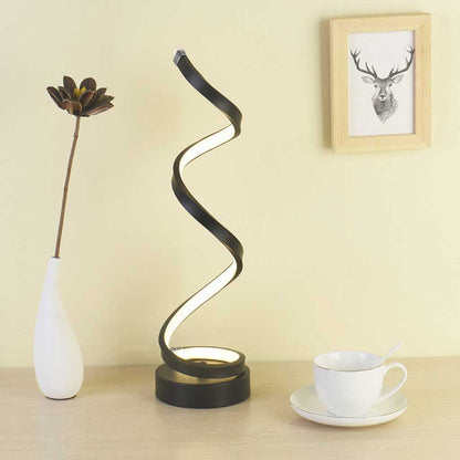 LED Bordslampa Modern Spiraldesign